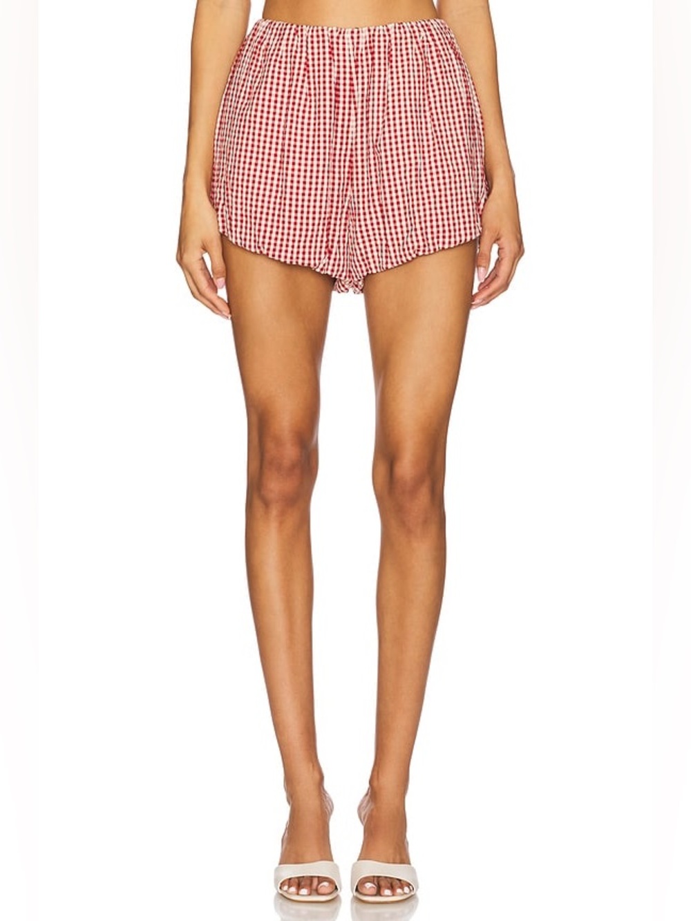 Red Gingham Shorts, size XS, Posse